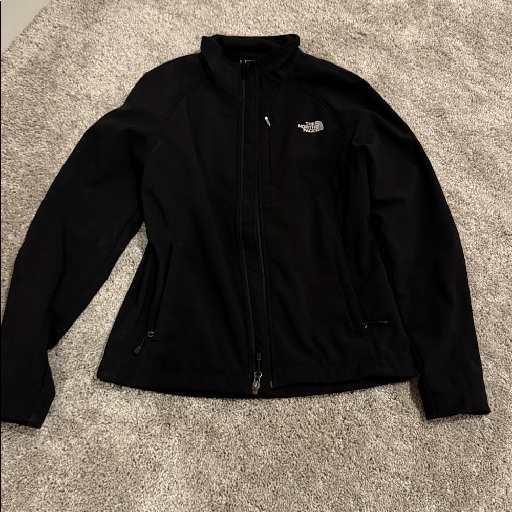 The North Face Classic Black Full-Zip fleece lined Jacket